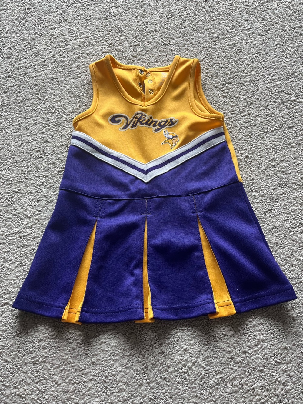 MN Vikings Cheer Dress 4T like new